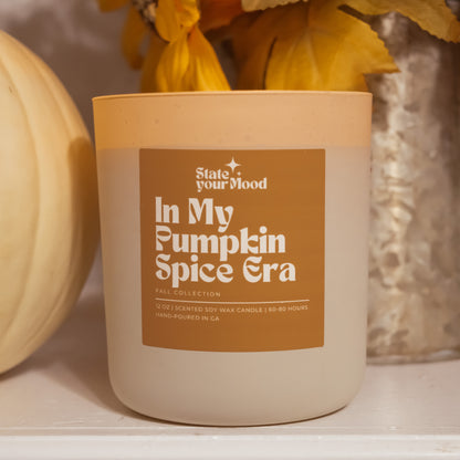 in my pumpkin spice era candle