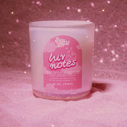 luv notes candle (limited edition)