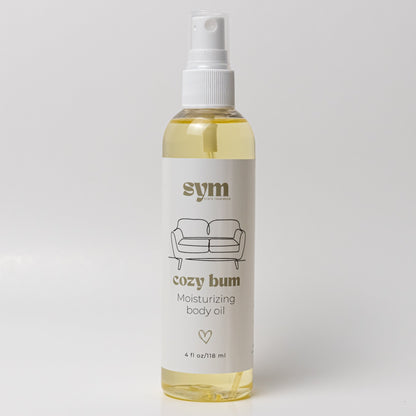 cozy bum body oil