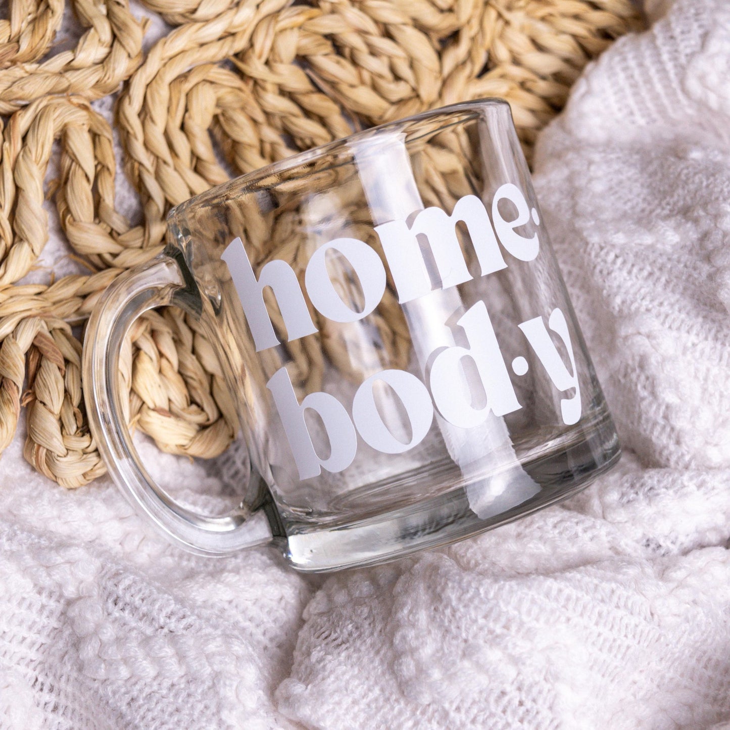 homebody glass mug