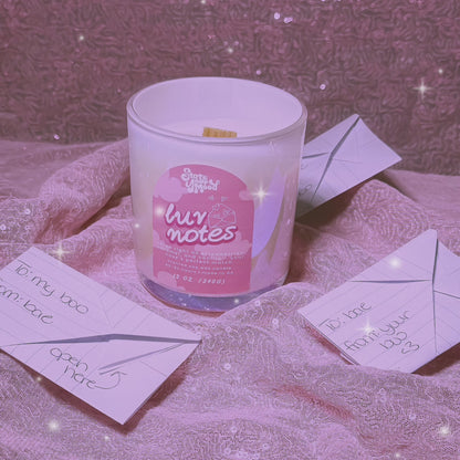 luv notes candle (limited edition)